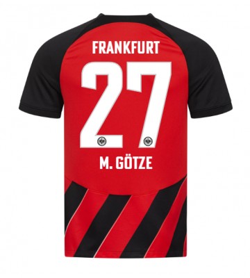 Eintracht Frankfurt Mario Gotze #27 Hjemmebanetrøje 2023-24 Kort ærmer
